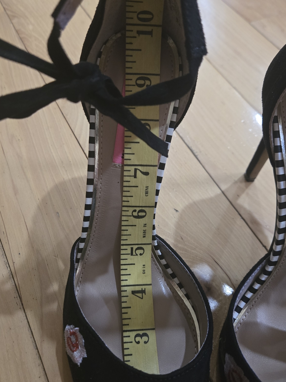 Betsey Johnson "Abbie" Floral Heels - Picture 7 of 10